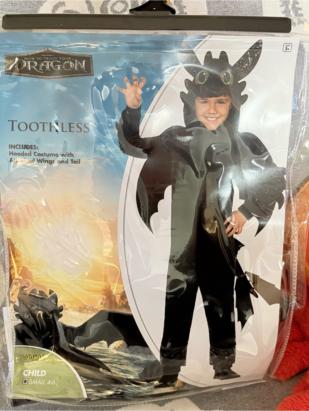 How to train your dragon Toothless Dragon Kids Costume -small